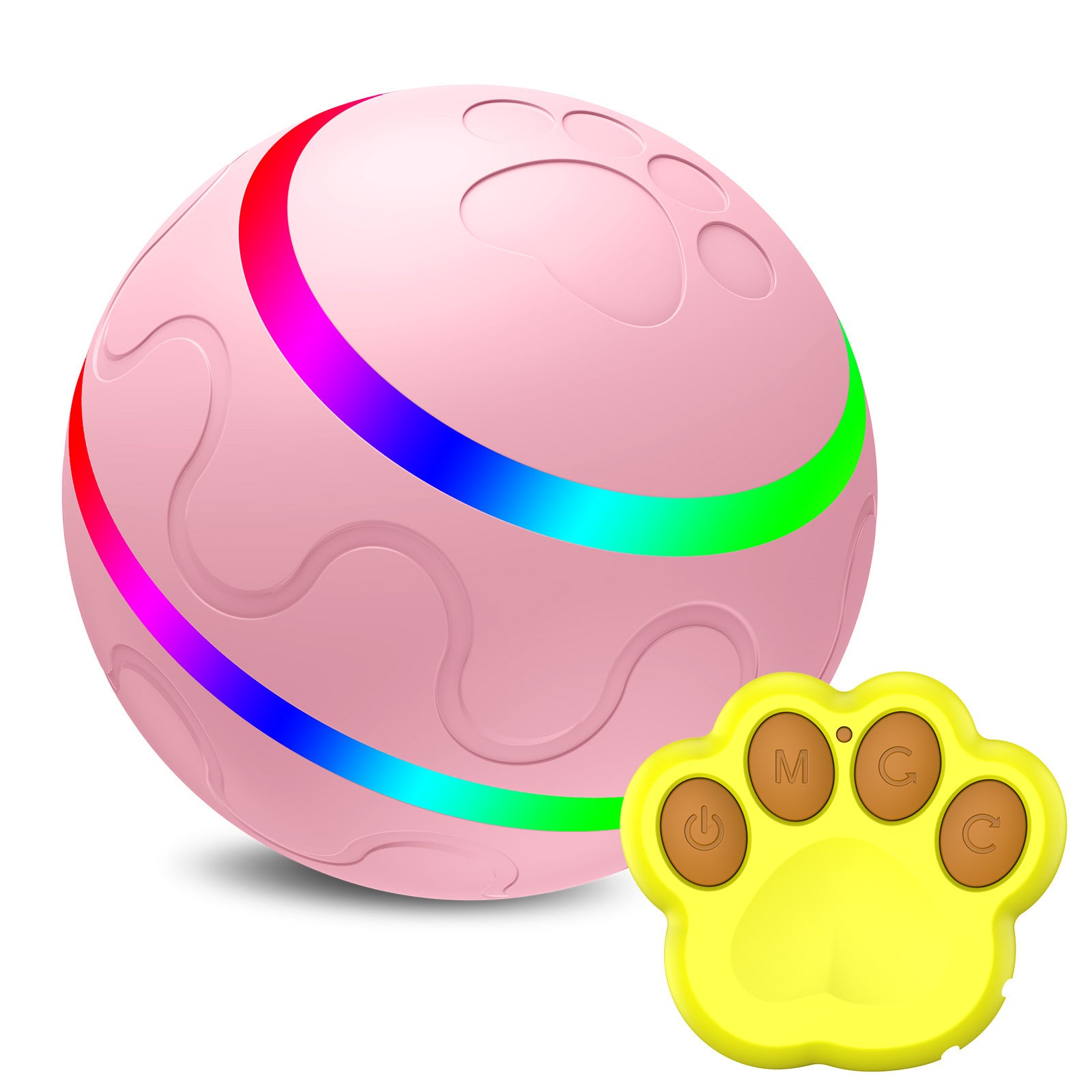 Automatic Self-Rotating Cat Ball Toy – Interactive USB Toy for Cats & Dogs