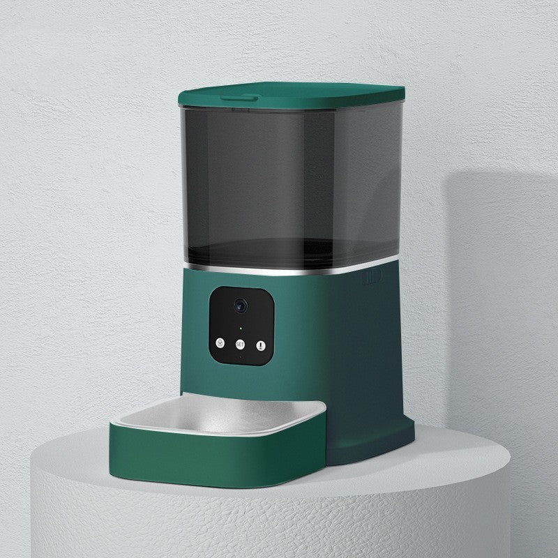 Smart Pet Automatic Feeder – Large Capacity Cat & Dog Food Dispenser with WiFi, App Control, Voice Recorder & Time