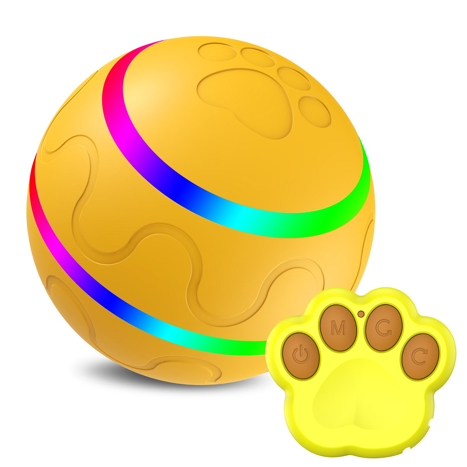 Automatic Self-Rotating Cat Ball Toy – Interactive USB Toy for Cats & Dogs