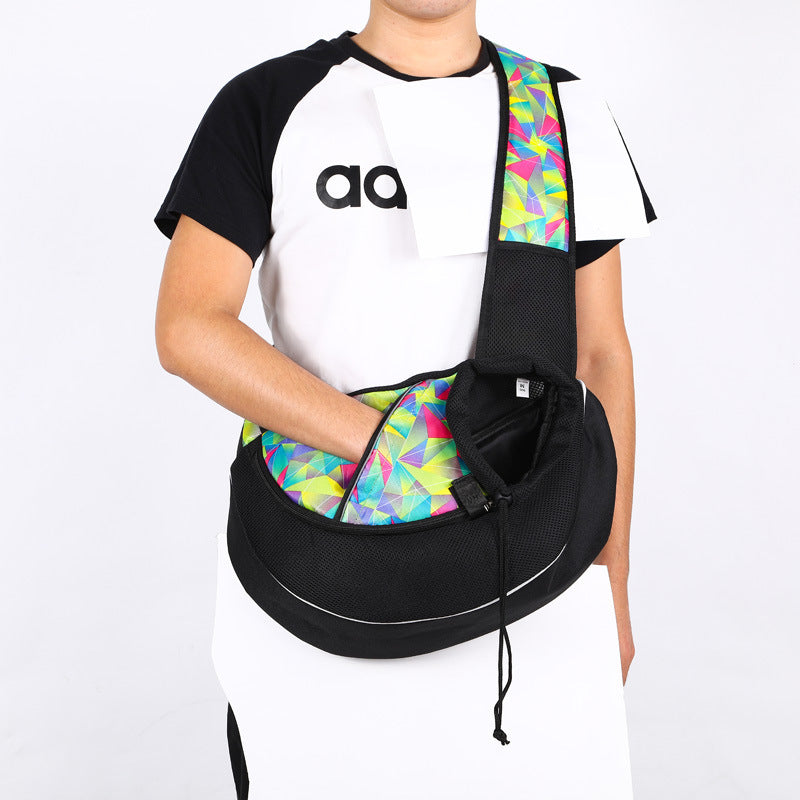 Portable Pet Carrier Bag – Outdoor Crossbody Bag for Dogs and Cats
