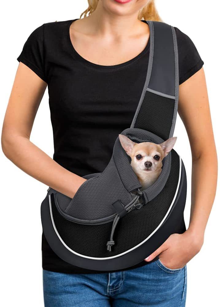 Portable Pet Carrier Bag – Outdoor Crossbody Bag for Dogs and Cats