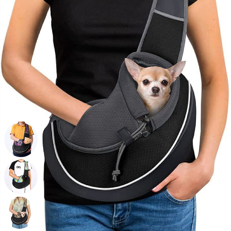 Portable Pet Carrier Bag – Outdoor Crossbody Bag for Dogs and Cats
