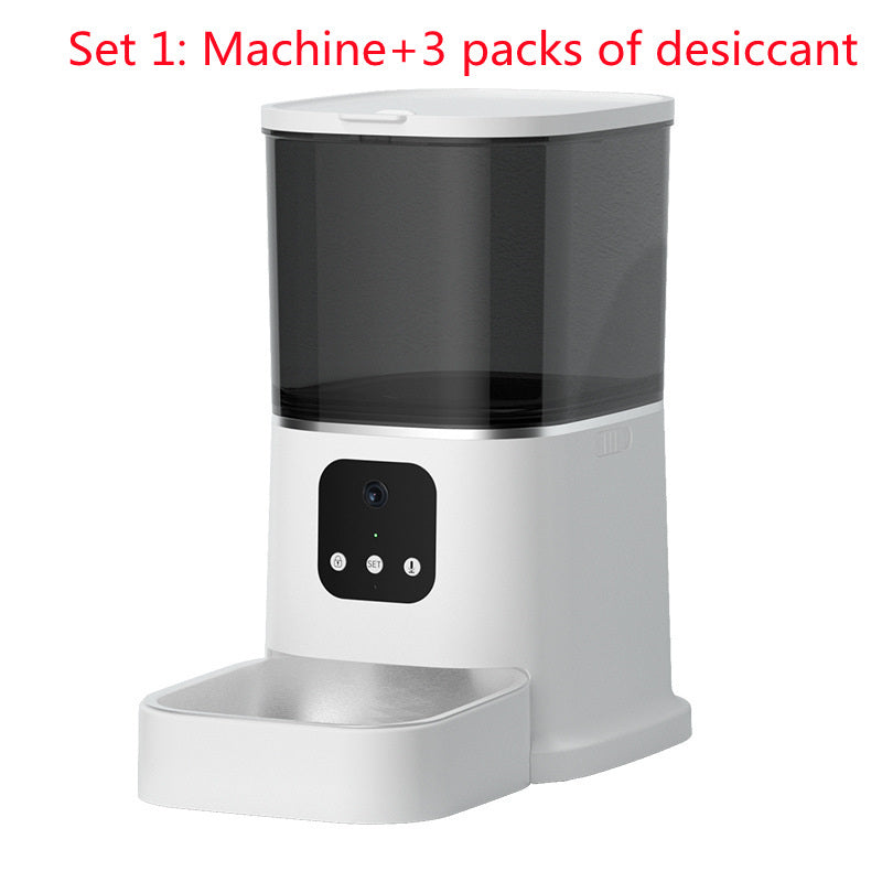 Smart Pet Automatic Feeder – Large Capacity Cat & Dog Food Dispenser with WiFi, App Control, Voice Recorder & Time