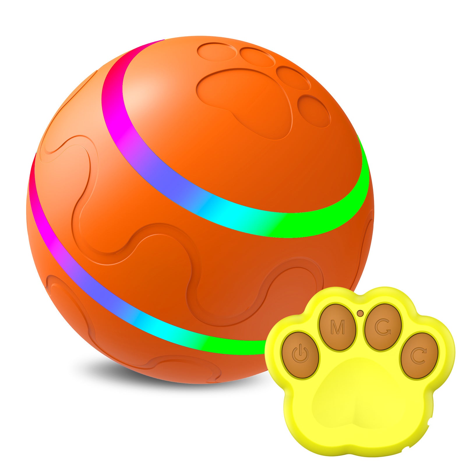 Automatic Self-Rotating Cat Ball Toy – Interactive USB Toy for Cats & Dogs