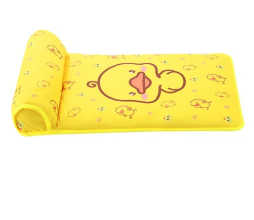 Summer Cooling Dog & Cat Bed – Breathable Ice Pad with Pillow, Washable Cooling Mat for Dogs and Cats