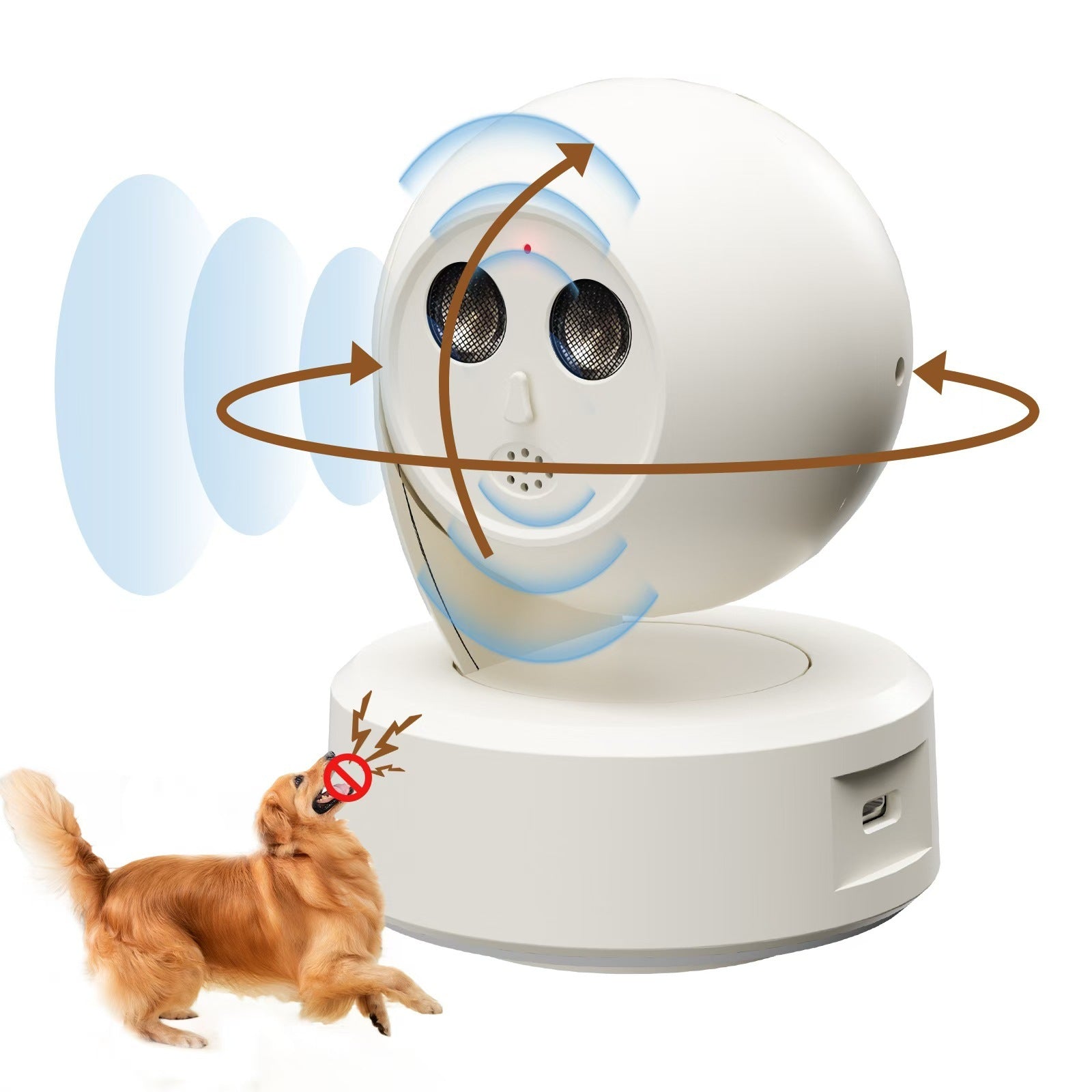 Ultrasonic Dog Bark Stopper – Outdoor Automatic Trainer for Barking Prevention & Intelligent Dog Control