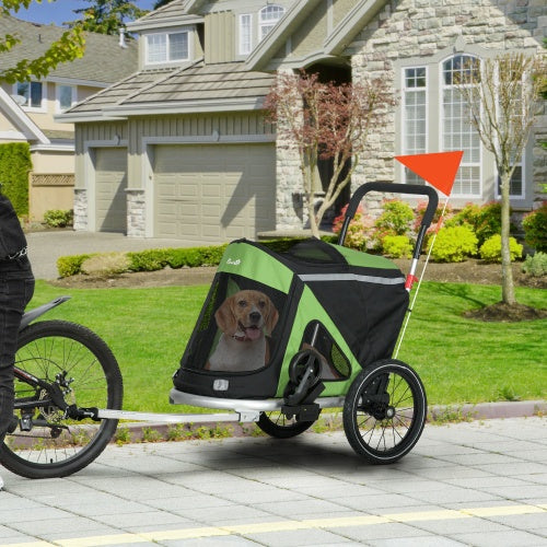 Dog Bike Trailer & Stroller for Medium Dogs